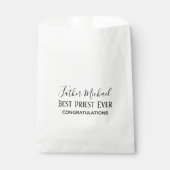 聖職者の聖職者のギフト – シンプルパーソナライズされた フェイバーバッグ (正面)