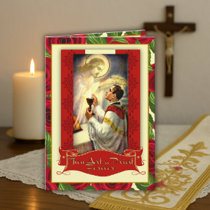 聖職者の記念日の司祭コーディネーションイエズカー カード