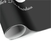 聖職者の調整の聖職者の襟と十字架 ラッピングペーパー (ロールコーナー)