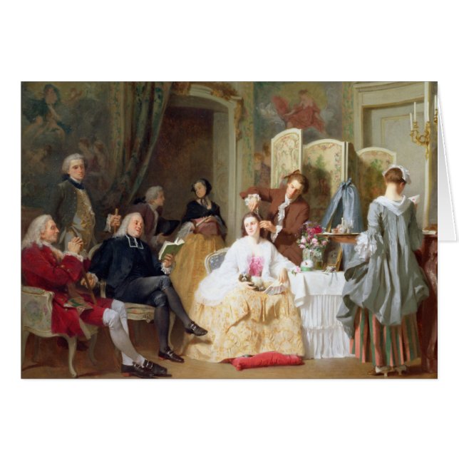 聖職者のPrevostの読書「Manon Lescaut」、1856年 (正面横)