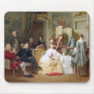 聖職者のPrevostの読書「Manon Lescaut」、1856年 マウスパッド