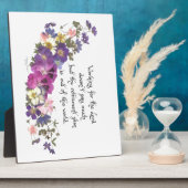 聖職者またはボランティアの贈り物 フォトプラーク (側面)