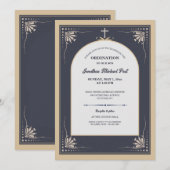 聖職者任命式招待状 招待状 (正面/裏面)