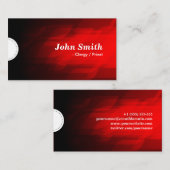 聖職者/司祭 – モダン暗赤色 名刺 (正面/裏面)