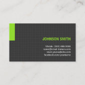 聖職者/司祭 – 多目的グリーン 名刺 (裏面)