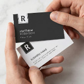 聖職者/司祭 – Classiy モダン Monogram 名刺