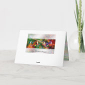 聖誕節のマタイ 1:23、神と共に、キリスト シーズンカード (裏面)