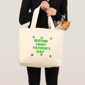 聖賛美パトリックの日(2) ラージトートバッグ (正面(商品))