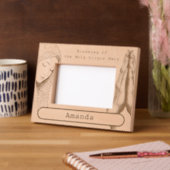 聖賛美ヴァージンマリア レーザー彫刻フレーム (左)