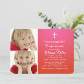 聖賛美餐式宗教写真招待状 招待状 (スタンド正面)