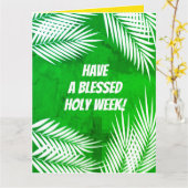 聖週間&イースターサンデーホリデー カード (黄色い花)