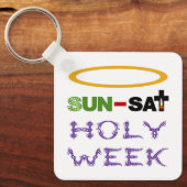 聖週間（パームサンデーから聖なる木曜日） キーホルダー (正面)