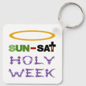 聖週間（パームサンデーから聖なる木曜日） キーホルダー (裏面)