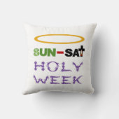 聖週間(パームサンデーから聖なる木曜日) クッション (裏面)