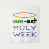 聖週間（パームサンデーから聖なる木曜日） タペストリー (正面)