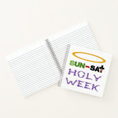 聖週間（パームサンデーから聖なる木曜日） ノートブック (内部)