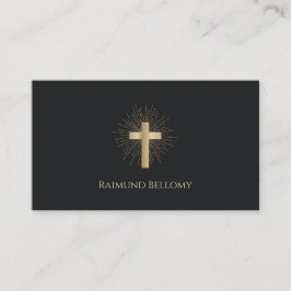 聖金ゴールドクロスビジネスカード 名刺
