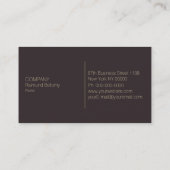 聖金ゴールドクロスビジネスカード 名刺 (裏面)