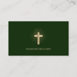 聖金ゴールドクロスビジネスカード 名刺