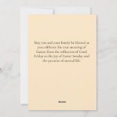 聖金曜日カード シーズンカード (裏面)