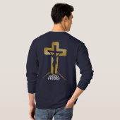 聖金曜日 | メンズ ロングスリーブ Tシャツ (裏面フル)
