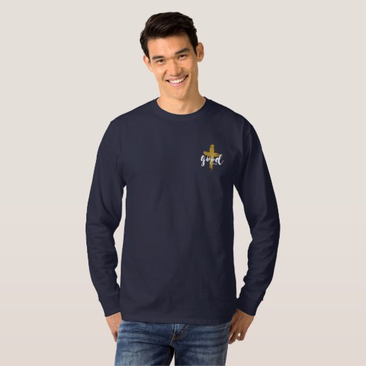 聖金曜日 | メンズ ロングスリーブ Tシャツ (正面フル)