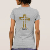 聖金曜日 | レディース スリム フィット Tシャツ (裏面)