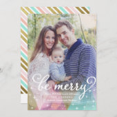 聖降エレガント誕祭のお目出とう シーズンカード (正面/裏面)