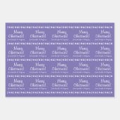 「聖降カジュアル誕祭お目出とう！」 +パーソナライズされた名前 ラッピングペーパーシート (正面3)