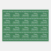 「聖降カジュアル誕祭お目出とう！」 +パーソナライズされた名前 ラッピングペーパーシート (正面2)