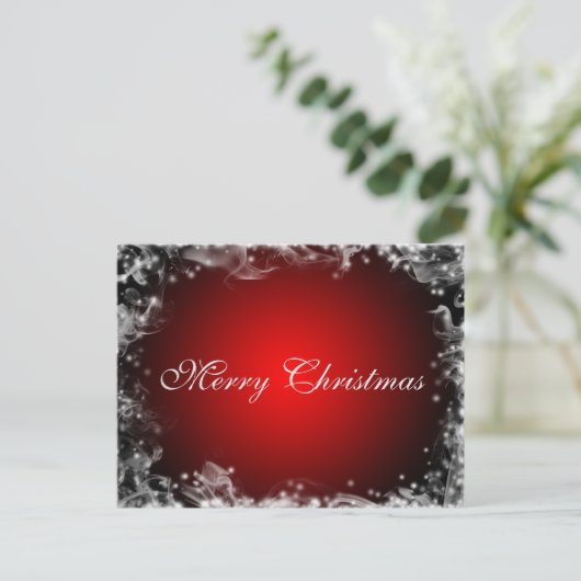 聖降シンプル誕祭のお目出とう シーズンポストカード (スタンド正面)