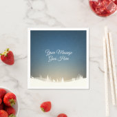 聖降パーソナライズされた誕祭のお目出とう スタンダードカクテルナプキン (インサイチュ)