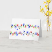 聖降ユニーク誕祭の聖降誕祭 カード (黄色い花)