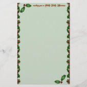 聖降誕すてき祭文房具 便箋 (正面)