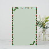 聖降誕すてき祭文房具 便箋 (スタンド正面)