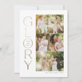 聖降誕フェイク祭の金箔に栄光 シーズンカード (正面)