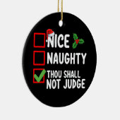 聖降誕祭いけなの一覧表を裁かないでいよう。 セラミックオーナメント (右)