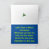 聖降誕祭おばあちゃんのお目出とうパーソナライズされたか シーズンカード (内部)