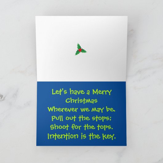 聖降誕祭おばあちゃんのお目出とうパーソナライズされたか シーズンカード (内部)