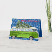 聖降誕祭おばあちゃんのお目出とうパーソナライズされたか シーズンカード (正面)