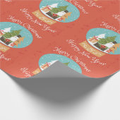 聖降誕祭おめでとう ラッピングペーパー (角)