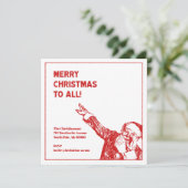 聖降誕祭おめでとう 招待状 (スタンド正面)