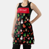 聖降誕祭おめでとう！2021クリスマス雪 エプロン (インサイチュ)