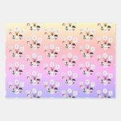 聖降誕祭おもしろいお目出とうございます ラッピングペーパーシート (正面2)