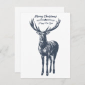 聖降誕祭お前にトナカイを祝して シーズンポストカード (正面/裏面)