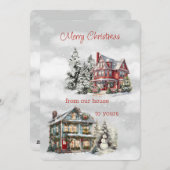 聖降誕祭お前の家へビクトリアン シーズンカード (正面/裏面)