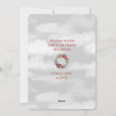 聖降誕祭お前の家へビクトリアン シーズンカード (裏面)