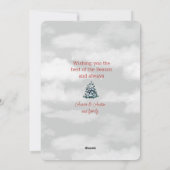 聖降誕祭お前の家へビクトリアン シーズンカード (裏面)