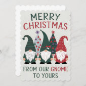 聖降誕祭お前の格言へクリスマス 招待状 (正面/裏面)