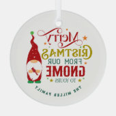 聖降誕祭お前の格言へ ガラスオーナメント (裏面)